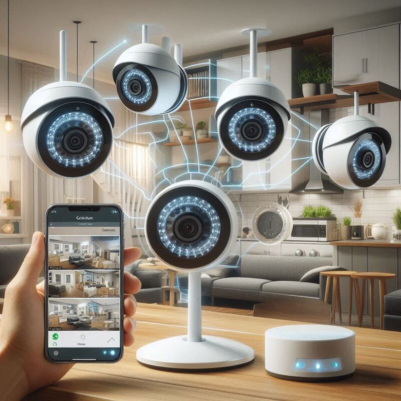 קיט DVR ומצלמות אבטחה להתקנה עצמית