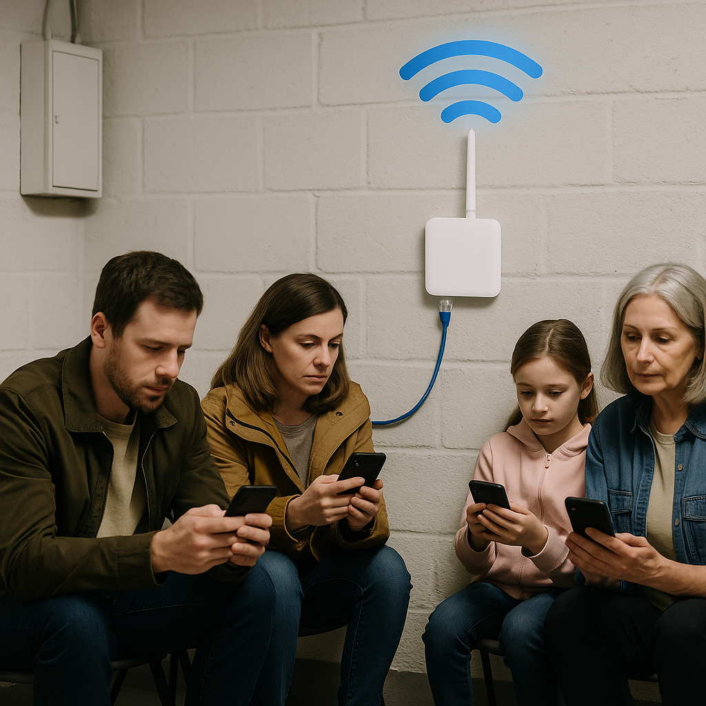 התקנת אינטרנט למקלט – פתרון אמיתי לזמנים לא פשוטים