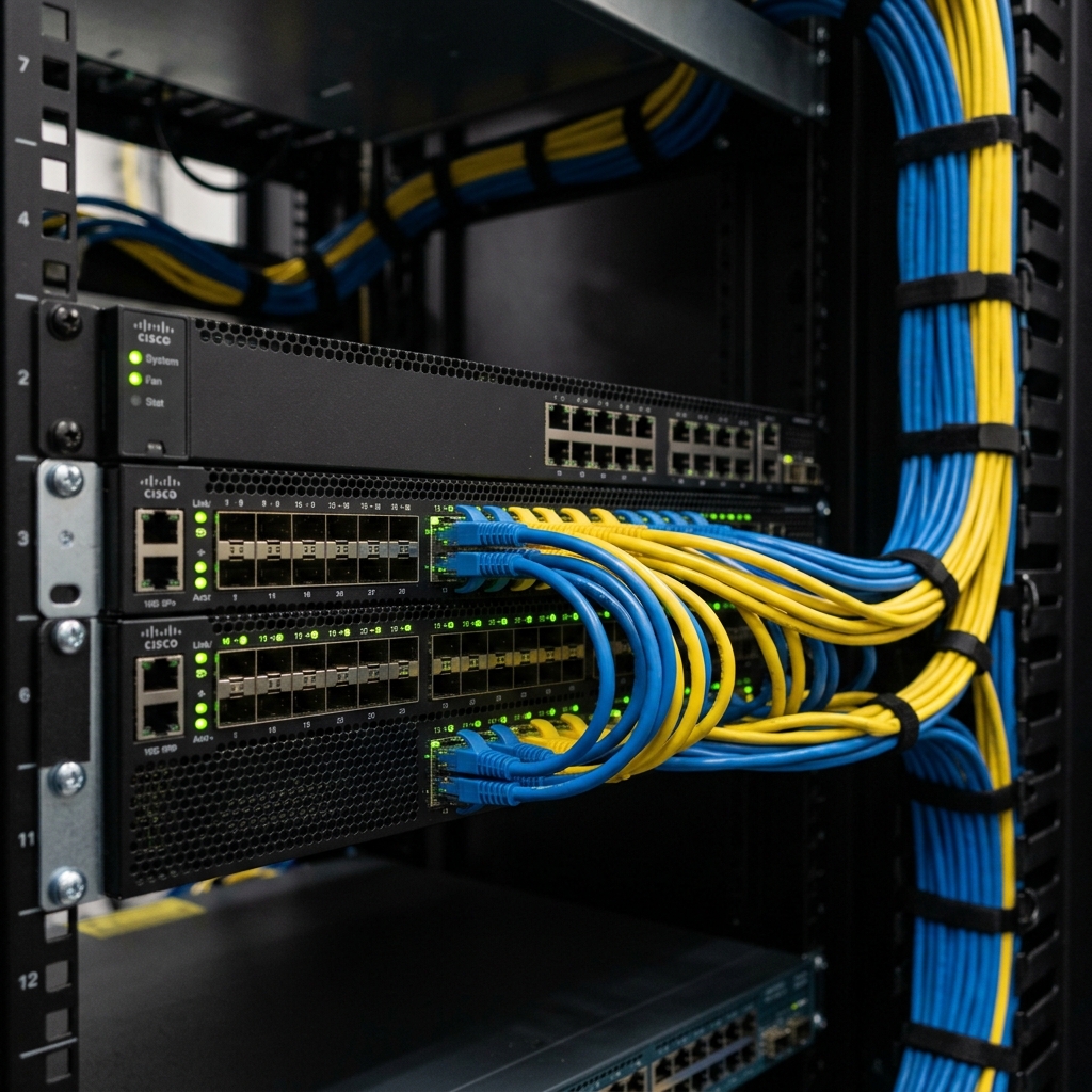 הגדרת VLAN עבור מערכות CCTV בחניונים: מדריך אבטחה טכנולוגי